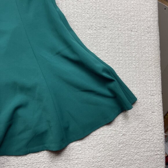 Belle by Badgley Mischka Fit and Flare Dress Size 10 Cocktail Party Green - Picture 12 of 13